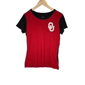 Womens OU Oklahoma Sooners Shirt NCAA Football Red Size Medium